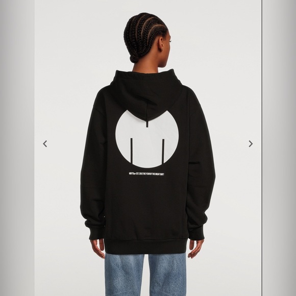 MSFTSREP Logo Cotton Hoodie Size XS Oversized Fit - Picture 2 of 7